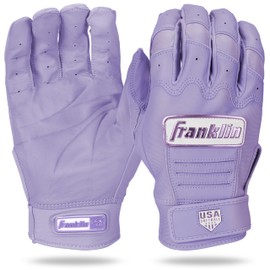Franklin Sports USA Softball Women's Softball Batting Gloves - CFX Pro Fastpitch + Slowpitch Girls Batting Gloves - Adult + Youth Pairs - Lilac - Womens Small