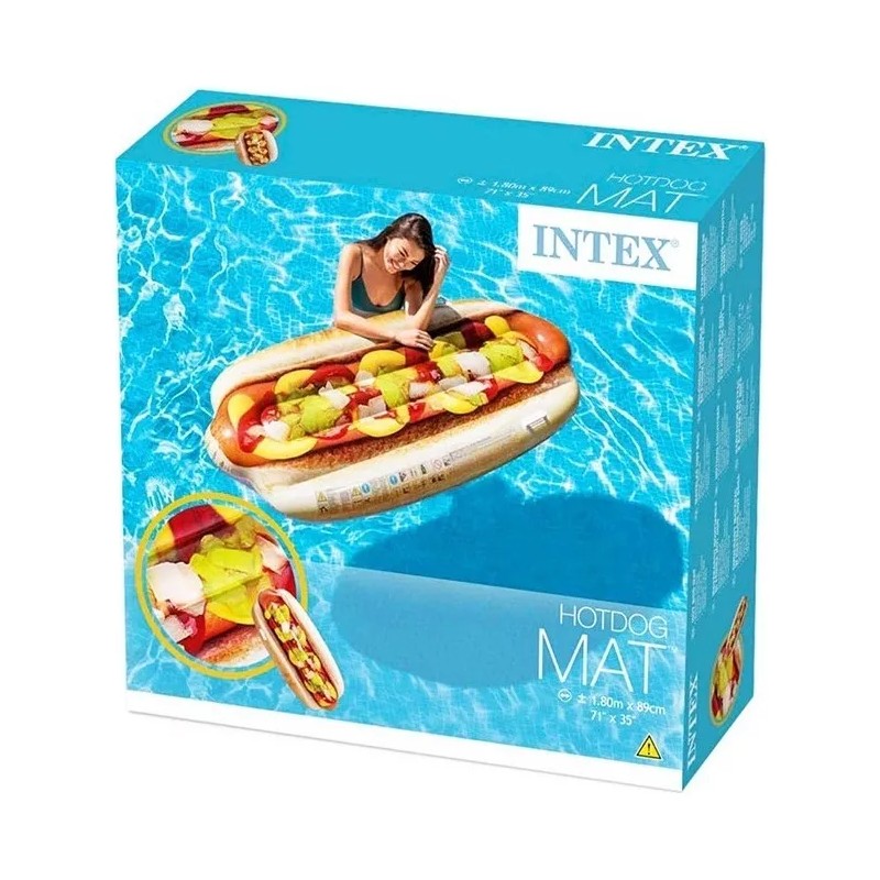 Intex Flotador Inflable En Forma De Hot Dog
