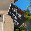 Checkered Racing Flag I Piss Excellence Ricky Bobby Flag 3d