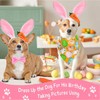 4 PCS Easter Dog Costumes Cute Bunny Ears Headband Reversible