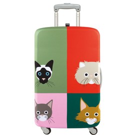 LOQI Artists Stephen Cheetham Luggage Cover M, Cats