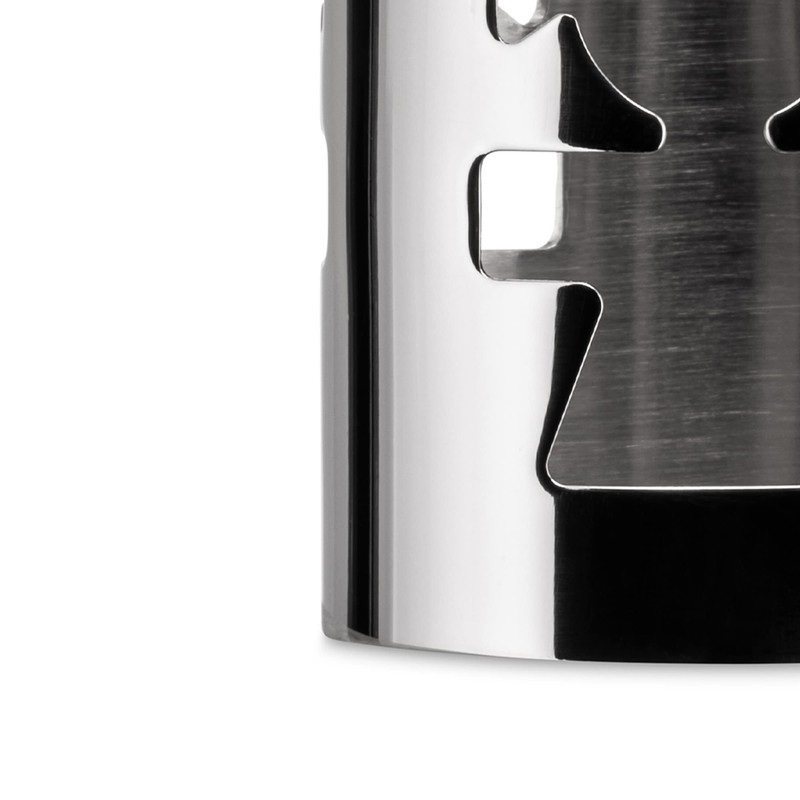 Alessi "GIROTONDO" Serviettenring, durchbrochen aus Edelstahl glänzend poliert, Frau, 9
