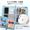 Sticker Notebook, A5, 6 Holes, Binder, Removable, Zipper, Refill, Large,