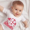 Purple Print House Denmark Flag Football Babygrow Dansk Soccer Fodbold