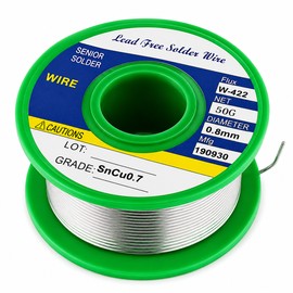 Lead Free Solder Wire for Electronics Repair – Rosin Core Solder Sn99.3 Cu0.7 Welding Soldering Iron for DIY Projects and Professional Soldering