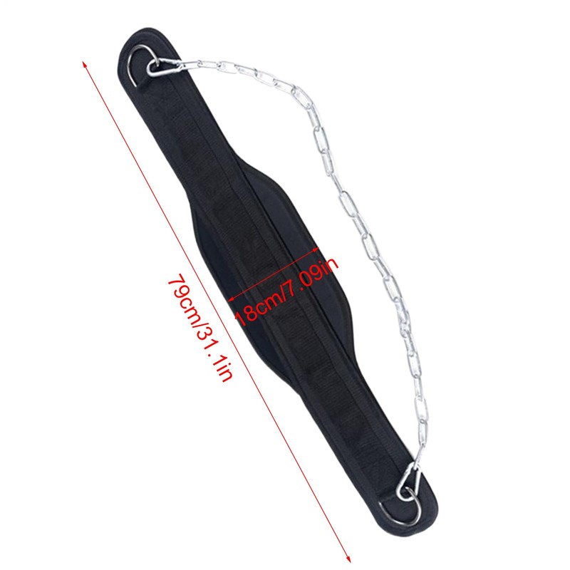 Dip Belt,Weighted Lifting Belt with Steel Chain | Bodyweight Exercises