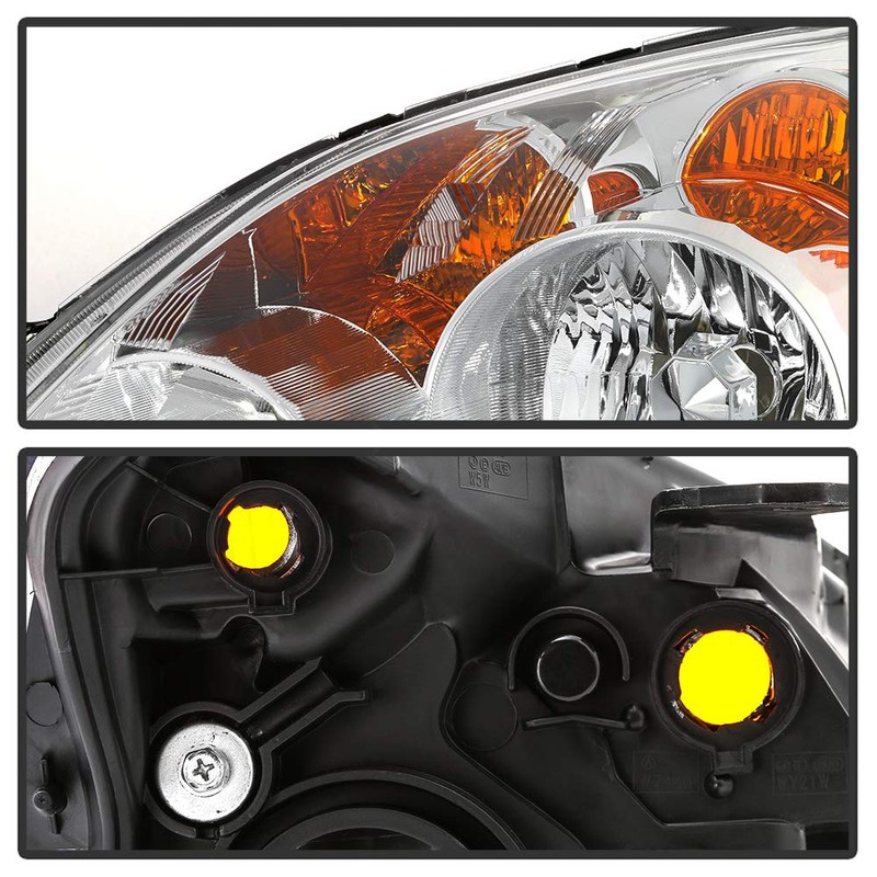 ACANII - For 2005-2006 Honda CRV C-RV Chrome Housing Headlights