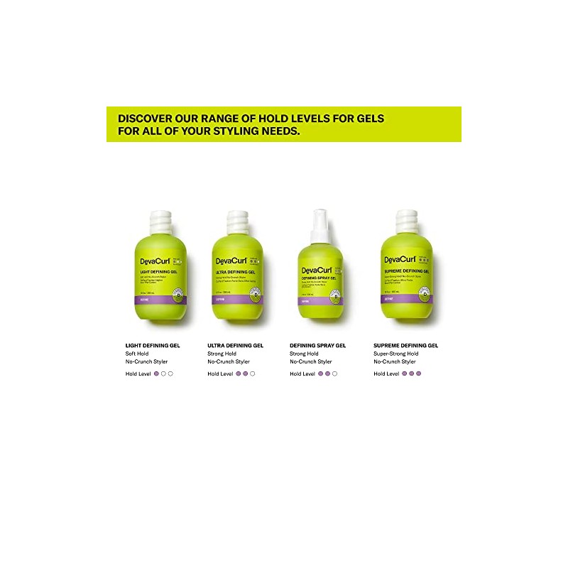 DevaCurl Ultra Defining Gel Gel ultra definidor de fijación fuerte