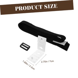 SUPVOX 1Set Solar Pool Cover Strap Attachment Kit Secure Solar Blanket Straps with Buckles for Pool Easy Installation Protects Your Pool Investment