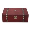 Wooden Box Storage Case Gift Box with Lockable Lid Birthday