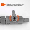 Aquarium Water Control Connector Double Valve Leakage Proof Quick Release