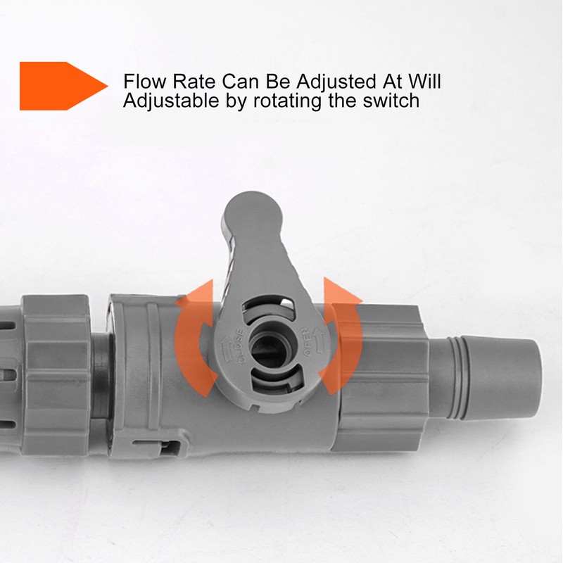 Aquarium Water Control Connector Double Valve Leakage Proof Quick Release