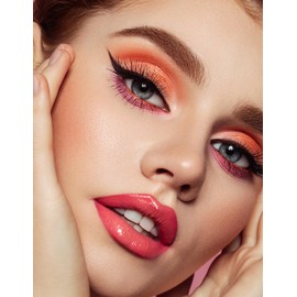 Erinde Colorful Makeup Eyeshadow Palette 16 Colors, Highly Pigmented Make up Shimmer Eye Shadow Pallete Powder, Highlighter Makeup Palette, Contour Eye Shadow Palette, Glitter Eyeshadow Palette #02