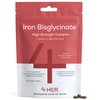 4 HER Gentle Iron Tablets 14mg Bisglycinate Iron Supplements for