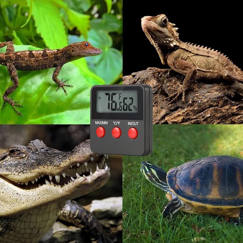 GERUI Digital Thermo/Hygrometer, Indoor Temperature Humidity Meter, Portable Hydrometer Moisture