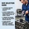 Flexible Cylinder Hone Tool 4.125"Ball Style Engine Cylinder Hone,240 Grit
