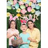 Dudaacvt 8x10 ft Easter Backdrop Happy Easter Backdrops Easter Green