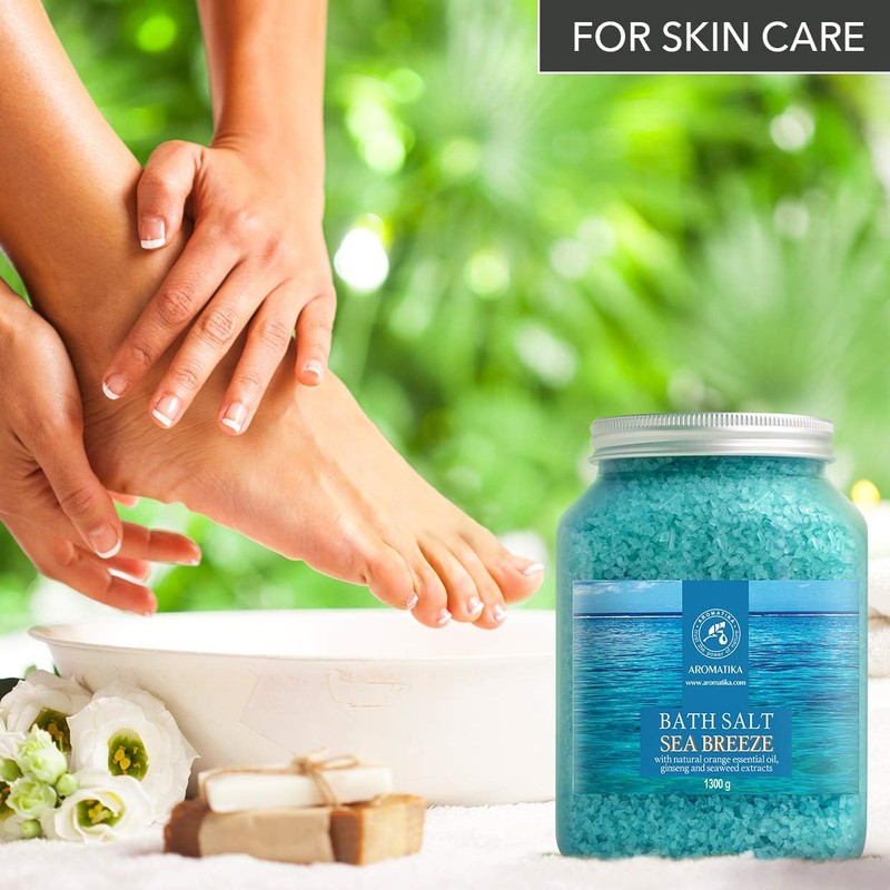 Bath Sea Salt 46 Oz - Sea Breeze Salt -