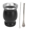 8oz Gourd Tea Cup Double Wall Stainless Steel with Spoon