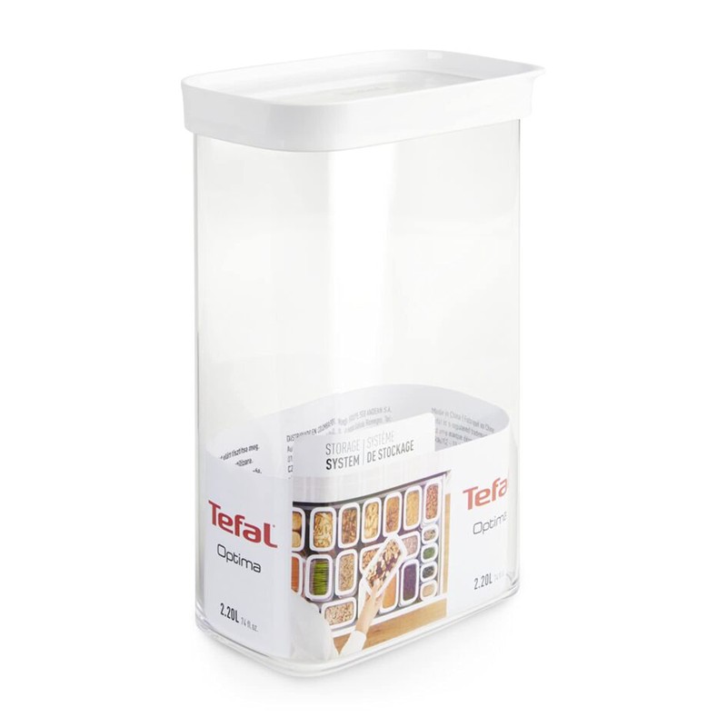 Tefal Optima Dry Food Storage Container - 2.2L - 100%