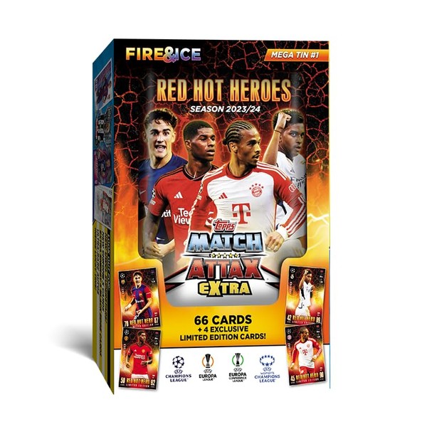 Topps Match Attax Extra 2024 - Mega Tin - Red Hot Heroes