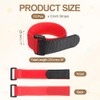 PATIKIL Correas de velcro reutilizables de 2.5 cm x 20.3