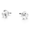 Windmill Cufflinks for Men French Shirt Trifoil Propeller Silver, Copper,