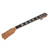 Wood Electric Guitar Neck 22Frets Rosewood Fingerboard with Trapezoidal Inlay