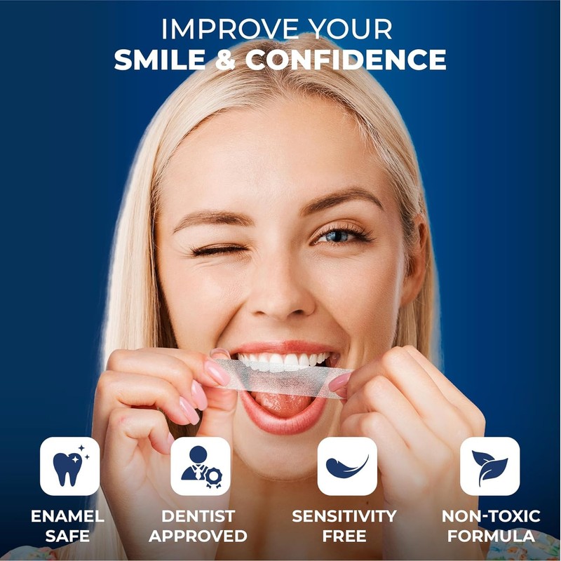 BetterWhite Professional Teeth Whitening Strips 7 Treatments - Enamel Safe
