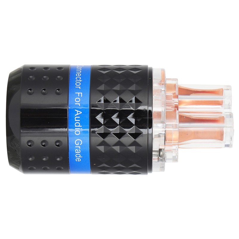 Monosaudio E103/F103 Power Plug Transparent Pure Copper Power Plug Audio
