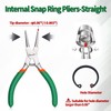 SPEEDWOX Snap Ring Pliers 5-Inch Internal Circlip Pliers Precision Cir-Clip