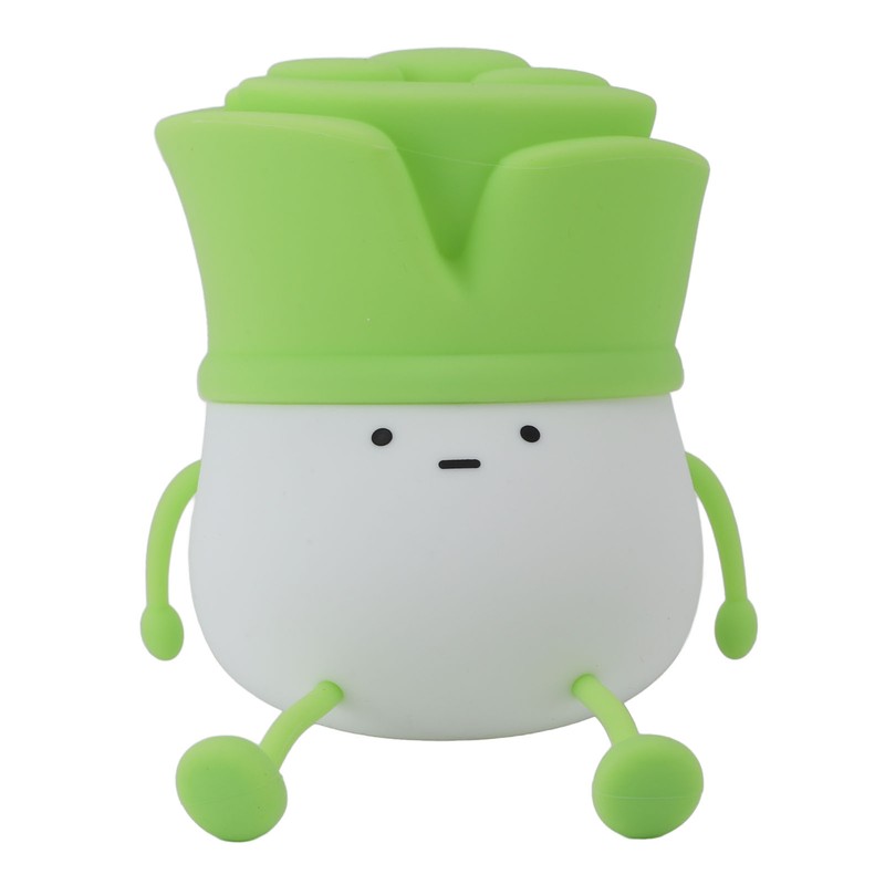 Cute LED Night Light Tap Control Rechargeable 1.5W Decorative Scallion