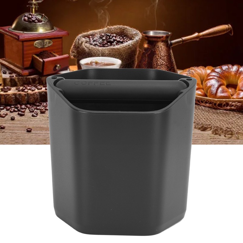 Coffee Knock Box Large Capacity Coffee Grounds Knock Box with