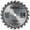 Rockwell RW9281 4 1/2-Inch 24T Carbide Tipped Compact Circular Saw