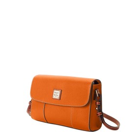 Dooney & Bourke Handbag, Pebble Grain Casey Clutch Wallet - Orange