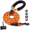 5 FT Strong Dog Leash with Comfortable Padded Handle and