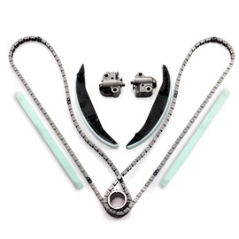 AZHZ Engine Timing Chain Kit Time Chain Part Set W/Tensioner Gear Crank Fit for Ford Fusion 3.0L 2006-2009 for Lincoln Zephyr 3.0L 2006, Replace 9-0708SA