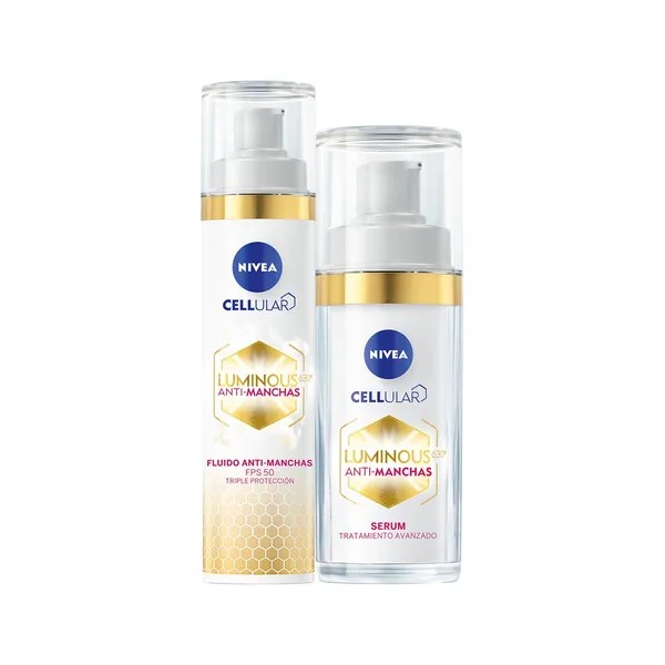 Serum + Fluido Nivea Cellular Luminous 630° Antimanchas 2 pz