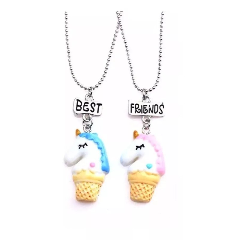 Veraly Collar Unicornio Mejores Amigos Best Friends Regalo Calidad