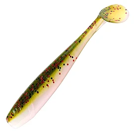 Relax King Shad L093 Rubber Fish Predator L093 Pack of 5 Green White