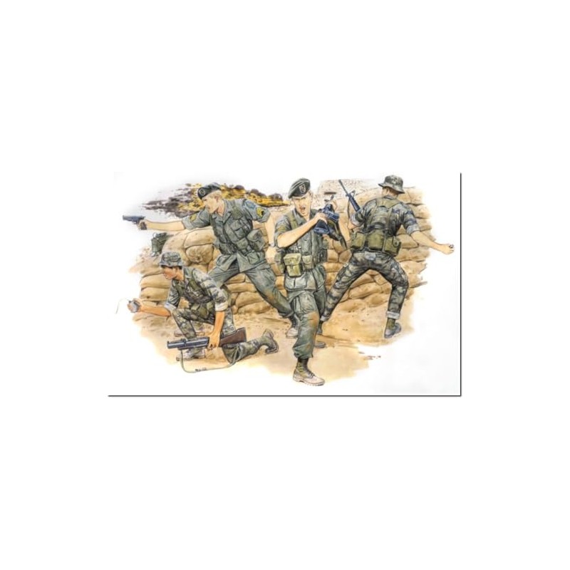 PLATZ DR3309 Dragon 1/35 Vietnam War Green Beret Plastic Model