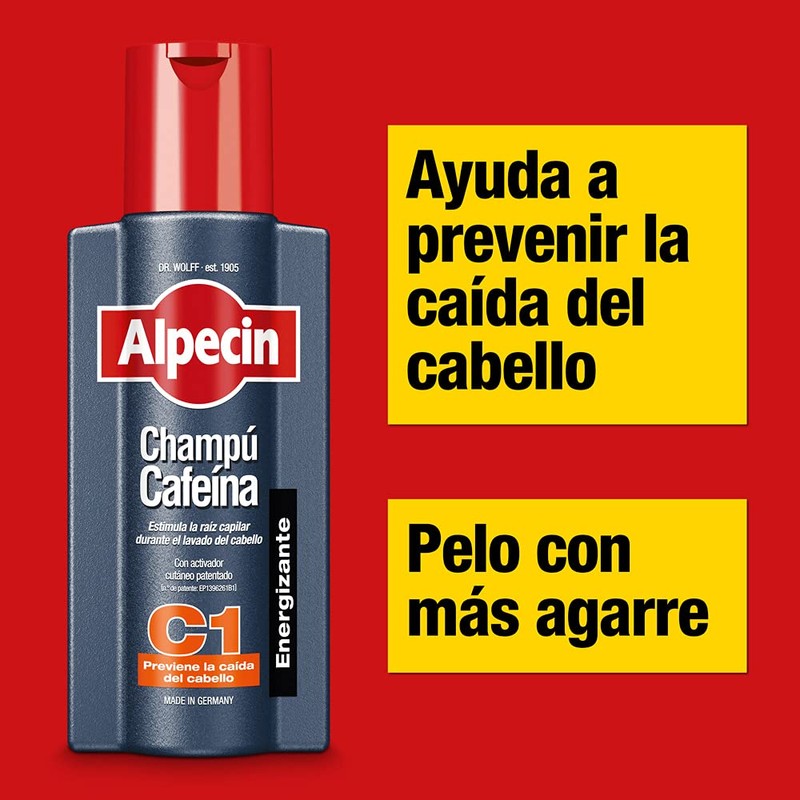 Alpecin Caffeine Shampoo C1 3 x 250ml for Men and