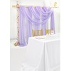 Wedding Arch Draping Fabric,8 Panels 28" x20ft Lavender Purple Wedding
