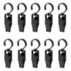 Jiozermi 10 PCS Laundry Hooks Clip, Plastic Clothes Pins, Super