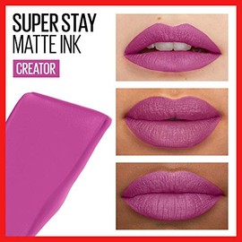 Maybelline Labial Liquido Matte Larga Duracion Superstay, Matte Ink 30 Romantic, 5 g  Labial Liquido Matte Larga Duracion Superstay, Matte Ink 35...  