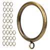 Curtain Ring Metal 28-Pcs 2.0 Inch Inner Diameter with Eyelets