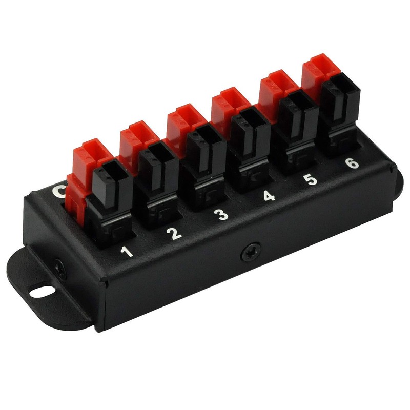 Chunzehui F-1011 6-Position 45A Power Pole Distribution Block Module, Connector