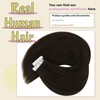 Sunny Tape in Hair Extensions Darkest Brown #2 Real Hair