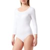 CALIDA Natural Comfort Women's 3/4 Sleeve Bodysuit with Three Poppers,