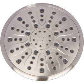 Rain Shower Head Brushed Nickel - 9 Inch Large Overhead Rainfall Showerhead With High Flow Big Waterfall & Luxury Rainshower Heads, 2.5 GPM - Brushed Nickel